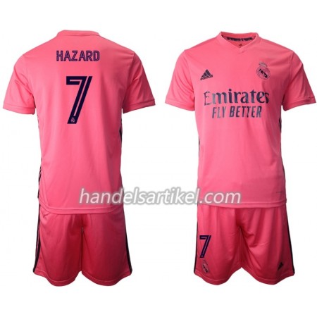 Real Madrid Eden Hazard 7 Kinder Auswärts Trikotsatz 2020/21 Kurzarm (+ Kurze Hosen)